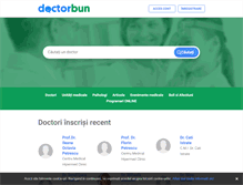 Tablet Screenshot of doctorbun.ro